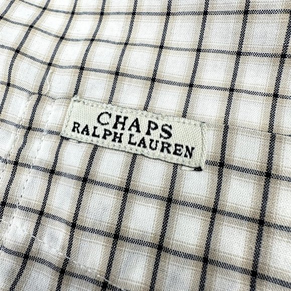 Ralph Lauren Chaps Men's shirts size Large check pattern Excellent Condition! - Picture 3 of 6